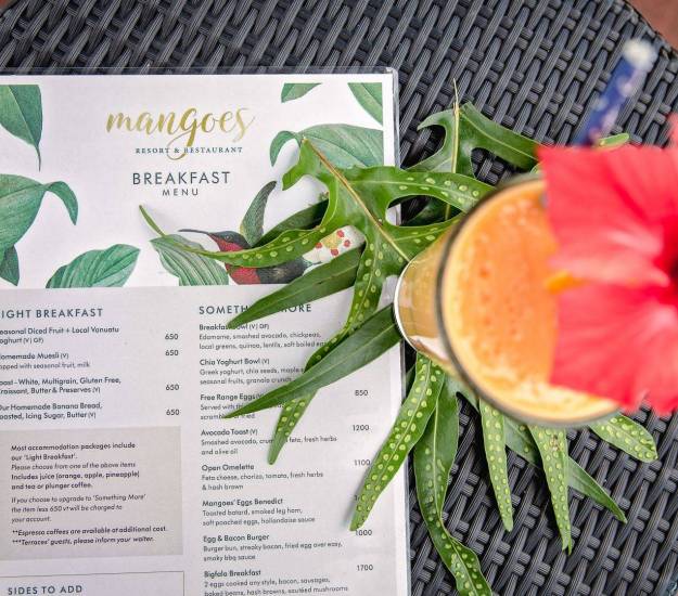 Mangoes restaurant & dining Vanuatu Port Vila