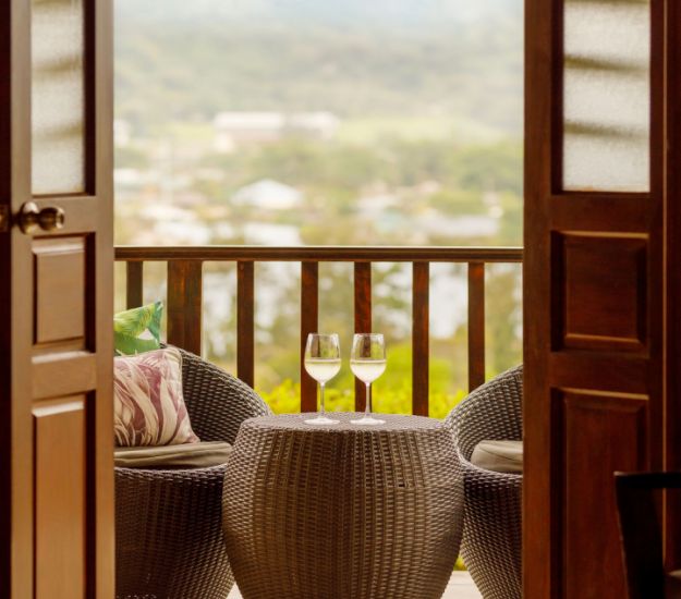 Lagoon View Bungalow balcony